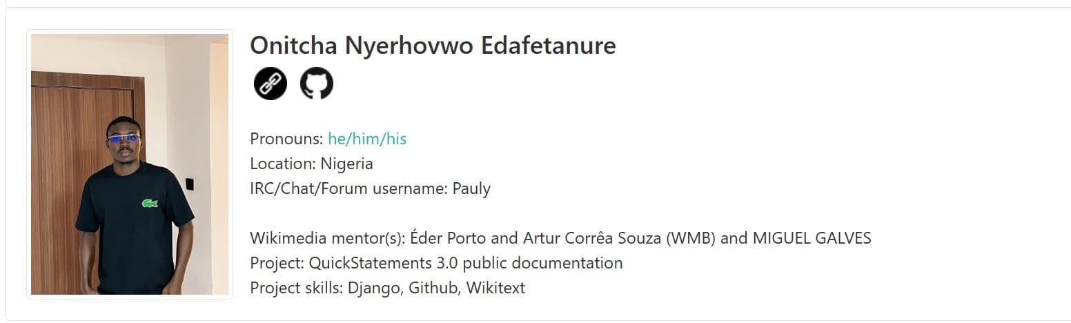 Outreachy Open Source Internship at WikiMedia